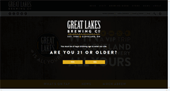 Desktop Screenshot of greatlakesbrewing.com